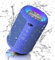 Ortizan Wireless Bluetooth Speaker with Light, Portable Mini Speakers Rich Bass, Bluetooth 5.0 & Built-In Mic, 15 hours Playtime, IPX6 Waterproof Speakers with Dual Pairing, Loud Speaker
