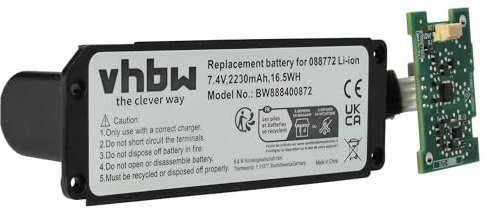 vhbw Akku Ersatz für Bose 088796 für Lautsprecher Boxen Speaker - Inkl. Leiterplatte (2.230mAh, 7,4V, Li-Ion)