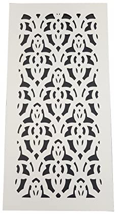 Vesey Gallery Decorative MDF Radiator Screening Panel. Decorative Design. White Primed one side. 1215x610mm (4x2ft)