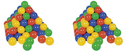 KNORRTOYS.COM 56890 Bälleset ca. Ø7 cm-200 Balls/Colorful, Bunt