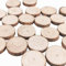 100Pcs Rondin de Bois, BetterJonny Rondin de Bois Moins de 3 cm Diamètre Tranches de Bois Naturel avec Écorce pour DIY Pyrogravure Peinture Decoration Noel Bois Place Mariage