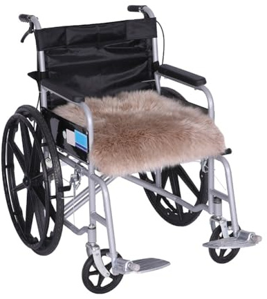 Lammfell Sitzkissen Stuhlauflage Lammfell Sitzfell Fellkissen Lammfell Kissen Fellauflage Sitzpolster Echtem Lammfell Stuhlkissen Sitzauflage Fell Sitzkissen Für Stühle Rollstuhlauflage Katzenbett(5,4