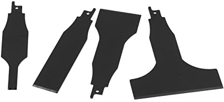 Reciprocating Saw Scraper, 4PCS Reciprocating Sabre Saw Blades Set Scraping Tool Attachment for Reciprocating Saws, for Home Tile Cleaning Floor Cleaning Wall Putty Removal