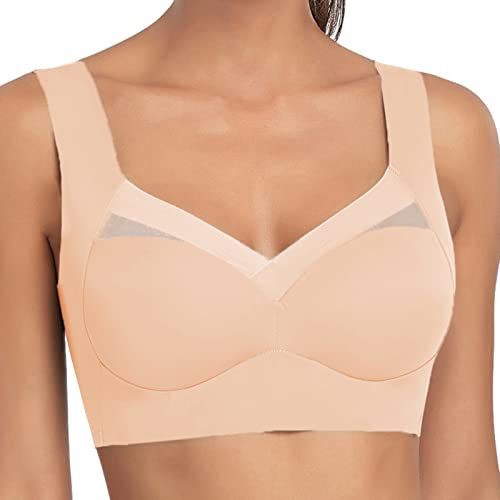 WILLBEST Yoga unterwäsche Herzen Klettverschluss BH bügel Riemchenrücken BH große brüste starker Halt Push up U-Ausschnitt Sport BH Damen starker Halt große brüste Set Push-up BH Damen Sport