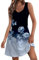 Robe D'Été Robe Femme Ronde Robe Mi Longue Robe Fluide Mi Longue Robe De Plage Femme Longue Vetement Femme Ete Robe Robe Ete Robe Robe Femme Ete Mi Longue Robe Longue Robe Bleu S