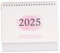 Tischkalender 2024/2025,Tischkalender Homeoffice 2024-2025,Wochen-Tischkalender 2025 (Rosa)
