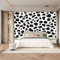 peint intissé Mural Motif léopard noir et blanc de style simple Moderne Toison Salon Chambre à Coucher Salle - Muraux Tapisserie Photo 200 x 140 cm Papier peint photo pour salon