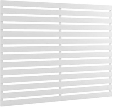 asdchZen Gartenzaun Aus Holz, Einfach Selbst Zusammenzubauende Landschaftsbau-Trennwände, Randbepflanzungs-Pflanzenpaneele Für Terrassen Im Freien Für Blumenbeetwege,White,4PCS(100X120CM)