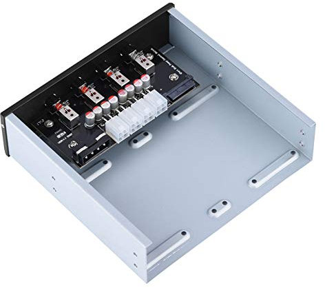 ZJchao Optical Drive, HDD Power Controller, Desktop Optical Drive Position Cd Drive Internal Optical Drives with 1 Power Switch, 4 Set Screws, 4 Output Power Cable and 4 Cable Tie