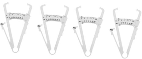 TOVINANNA 2 Sätze Fetter Bremssattel Brenner Monitor Waage Für Gewichte Körperfett Messung Körperfett Waagen Taschenrechner Fettmesser Körper Maßband Abs-kunststoff Weiß 2 Stück * 2