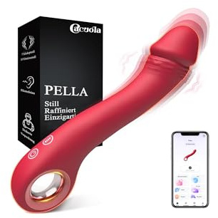 Cacuola Dildo Vibrator mit Gebogene Stoßfunktion, Vibratorensets für Frauen