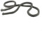 Wood Stove Gasket, 5/8 x 1/8 x 78 for Impregnated Fiberglass Flat Rope Seal and High Temperature Cement Gasket Kit Replacement for Wood Stove Door