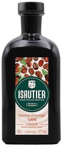 Isautier - Douceur d'Arrangé Café, Liqueur de Rhum - Ile de la Réunion - 17° (1 x 0,5L)