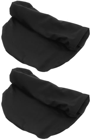 VALICLUD 2 Stück Dreadlock Cap aus Elastischem Spandex Atmungsaktive Schwarze Loc Mütze für Männer und Frauen Langes Haarband für Schutz und Komfort bei Alltag Sport und Schlaf
