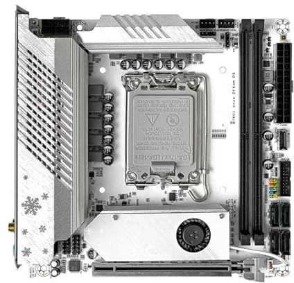 Scheda madre adatta per JGINYUE B760I Snow Dream WiFi Mini ITX scheda madre LGA1700 Supporto DDR4 12/13/14° cpus per 12400F/13400F/12600K/14600K GAMING