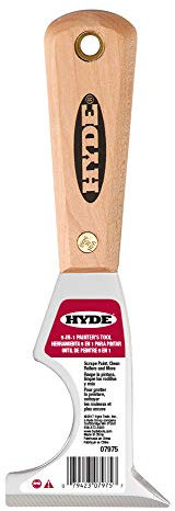 Hyde Outil de peintre, droit, acier au carbone, 6,3 cm de large 07975-1 chacun