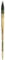 da Vinci Aquarell-Serie 418 Petit Gris Pur Pinsel, Wasch-/Mop reines Russisches blaues Eichhörnchen, Größe 3 (418-03)