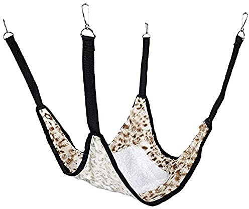 Little Friends Plain Hammock with Fleece Centre, Cheetah Print Multi-colored
