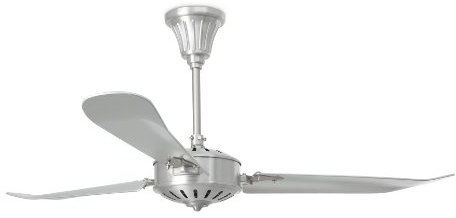 Faro Barcelona 33366 - AOBA Ventilador de techo sin luz, cuerpo en aluminio inyectado y palas de madera