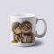 Carl and Ellie Up Movies taza de cerámica con dos lados de 11 oz