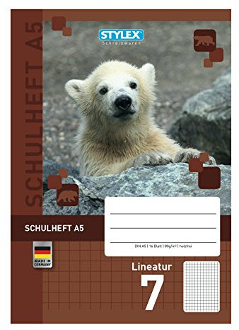 Stylex 29707 Schulheft DIN A5 mit Lineatur 7