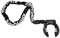 Kryptonite 002284 Ring Lock Capability-Non Retractable with 5.5 Mm Chain, 120Cm Length Plug