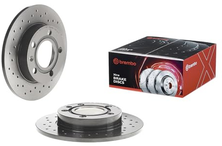 Brembo Xtra 08.9136.1X - Hintere Bremsscheibe | Kompatibel mit: AUDI A4 B6, A4 B6 Avant, A4 B6 Cabriolet, A4 B7, A4 B7 Avant, A4 B7 Cabriolet, SEAT EXEO, EXEO ST
