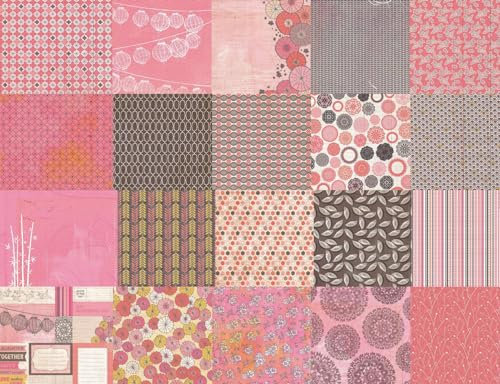 Papier Origami 15x15 cm Les Roses 36 Feuilles