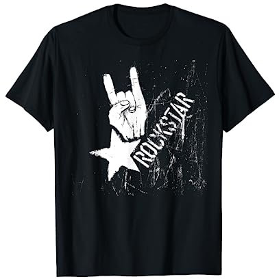 Born to be Rock Star T-Shirt Rock N 'Roll - Musik Tee - T-Shirt