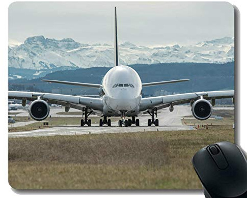 Office Desk Pad, Airbus Airbus A380 Flugzeuge Mauspad für Office Desktop oder Gaming Mouse Mat