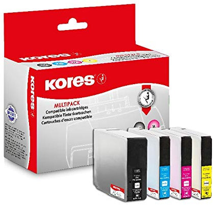 Kores Kompatible Tintenpatrone G1565KIT; 4-Color, Ersetzt Modell Canon MAXIFY IB4050