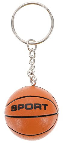 Amosfun Mini Basketball Porte-clés de Balle Pendentif Porte-clés Cadeau pour Enfant Pendentif Fête de Sport Accessoires