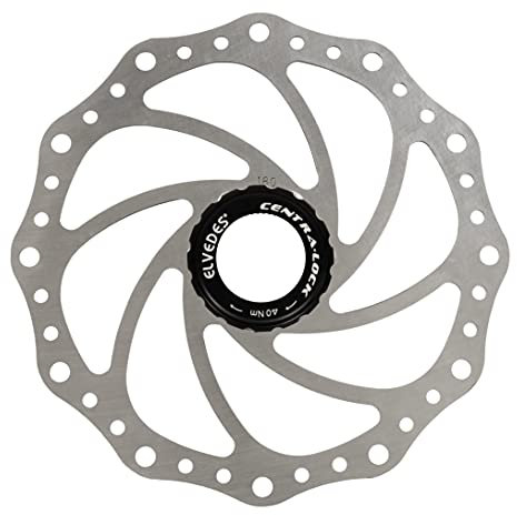 Elvedes Unisex – Erwachsene SC Bremsscheibe, Silber, 180 mm