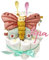 Elfenstall Windeltorte Pamperstorte Little Dutch Schmetterling pink