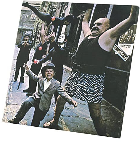 The Doors Jim Morrison Wandbild, Leinwanddruck, Motiv: Strange Days Rock 70er Jahre (30 cm x 30 cm)