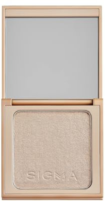 Sigma Beauty Highlighter Make-up – Illuminierendes Highlighting-Puder für das Gesicht, zarter Schimmer-Highlighter für Wangen, Amorbogen und Brauenknochen (Savanna, Feuriges Bronze Metallic)