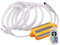 FOLGEMIR 20m Neon Seil Strip, dimmbar RGB Farbwechsel flexibler LED Streifen, 5050 SMD Lichtleiste, 220V LED Band, IP65 wasserdichte Lichtschlauch mit Trafo & 24-Tasten IR Fernbedienung
