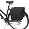 BikyBag Classic – Doppelte Fahrradtasche – 26 L Wasserabweisende Gepäckträgertasche | Fahrradtasche für Pendler & Einkauf (Classic - Schwarz)