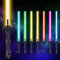 OSDUE Sabre Laser, Lightsaber, 7 Couleurs Sabre Lumineux, Epées Laser à LED avec Son, Costume d'halloween, Articles de Fête, Cadeaux, Combattants et Guerriers de la Galaxie, Jouet de Cosplay，D Forme