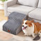 Pawque Hundetreppe und Rampe für hohes Bett oder Couch, rutschfeste, ausgewogene Haustierstufen, einfach zu spazieren für kleine, haustiersicher bis zu 18 kg, 2 Schritte