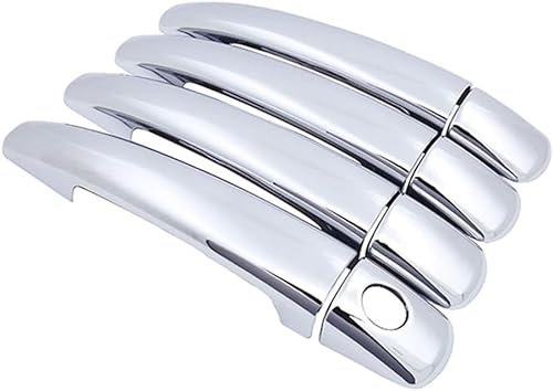 NINQ Couvercle de Poignée Porte Voiture pour C-itroen C3 2010-2016 MK2, Poignée Porte Extérieure Garniture de Couvercle de Protection Accessoire