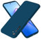 EASSGU Funda para Realme 6 Pro (6.6 Inches), Carcasa de Silicona Suave de TPU - Azul Zafiro