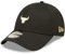 New Era Basketball Kappe goldenes Logo Chicago Bulls NBA Pin Metall schwarz 9Forty Adjustable Cap - One-Size