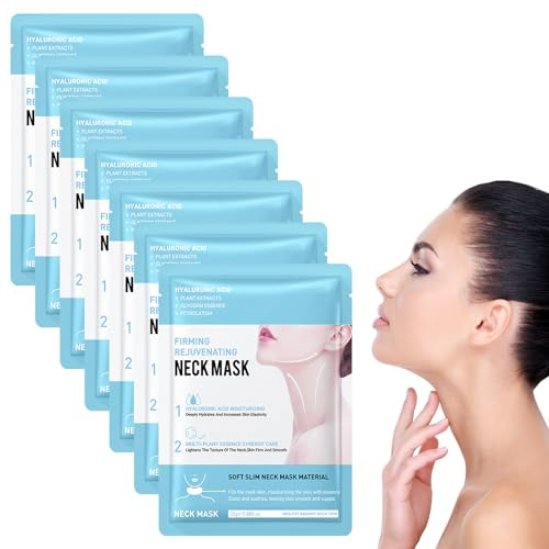 Maschera Per Il Collo, 7 Pezzi Maschera Lifting Del Collo, Cuscinetti Per La Cura Della Pelle Per Il Collo, Maschera Idratante Per Il Collo, Diluire Le Linee Del Collo E Riparare Il Collo (A)