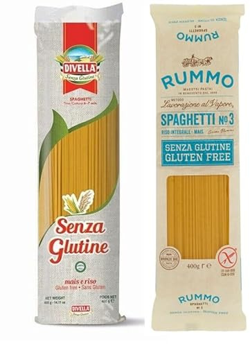 27er-Pack Testpaket Rummo Divella Pasta Spaghetti Senza Glutine, Glutenfreie Nudeln Italienische Pasta 400g
