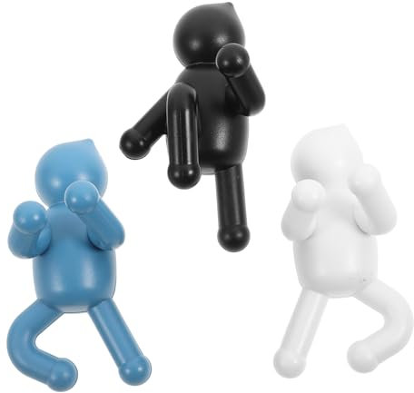 PRETYZOOM 3 Ganci Da Parete Con Vite Per Appendere Sciarpe Borse Cappelli Vestiti Asciugamani Ecc.
