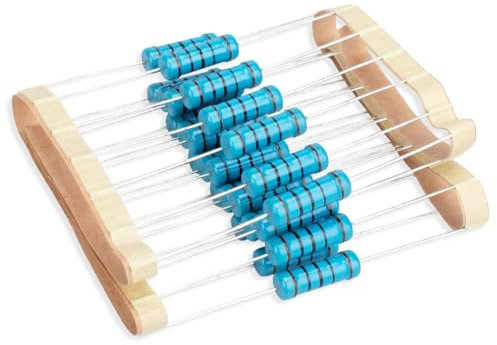 Innfeeltech 25 Stück 3W 1% Toleranz 100 Ohm Metallfilm-Widerstand für DIY Projekt und Experimente