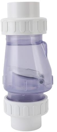 Clapet Anti-retour de 2 Pouces-empêche le Reflux, Accessoires de Piscine Transparents, Clapet Anti-retour de Remplacement