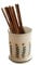 Pots à ustensiles Porte-ustensiles en céramique, égouttoir à couverts, pot à ustensiles de cuisine vintage peint à la main for comptoir, support de séchage for ustensiles de cuisine avec plateau de vi