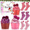 Geschenk für Frauen Kuschelsocken Damen Weihnachten 3 Paar Lustige Socken Geschenkideen DIY Bequeme Warme Flauschige Haussocken Valentinstag Adventskalender Kleine Geschenke für Mädchen Schwester Mama
